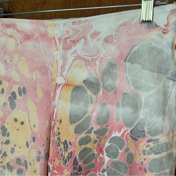 Lefty Multicolor Custom Dyed Marbled High Rise Kick Flare Pants - Picture 5 of 8